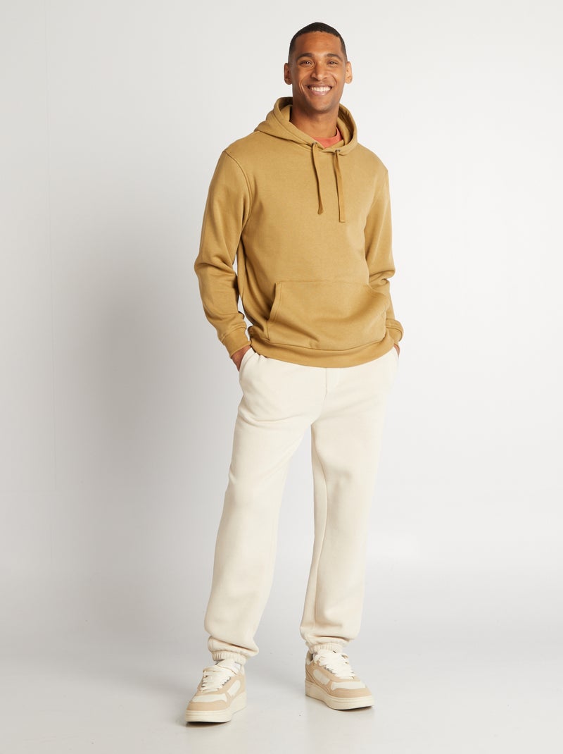 Sudadera lisa con capucha VERDE - Kiabi