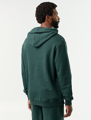 Sudadera lisa con capucha