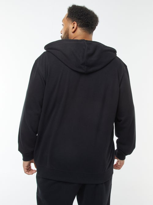 Sudadera lisa con capucha y cremallera - Kiabi Sudadera lisa con capucha y cremallera - Kiabi