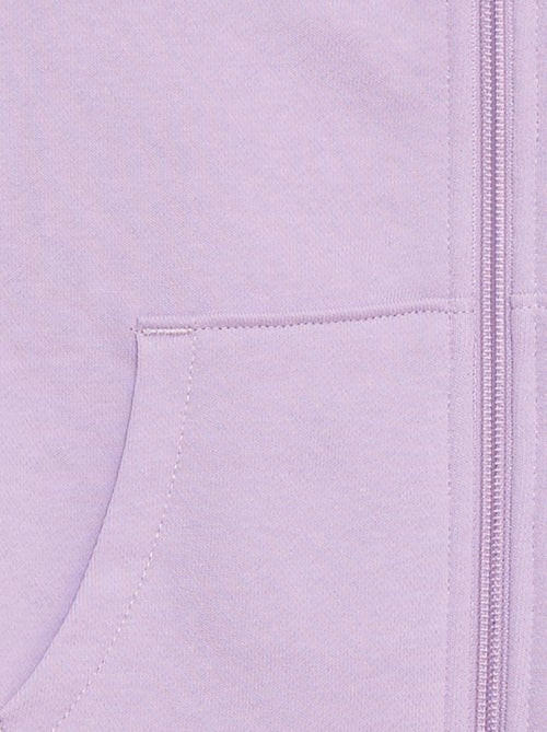 Sudadera lisa con cremallera y capucha - Kiabi Sudadera lisa con cremallera y capucha - Kiabi