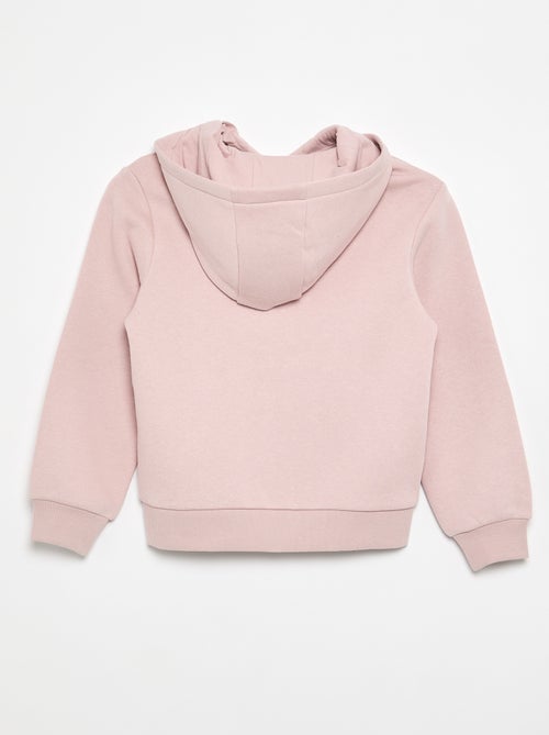 Sudadera lisa con cremallera y capucha - Kiabi Sudadera lisa con cremallera y capucha - Kiabi