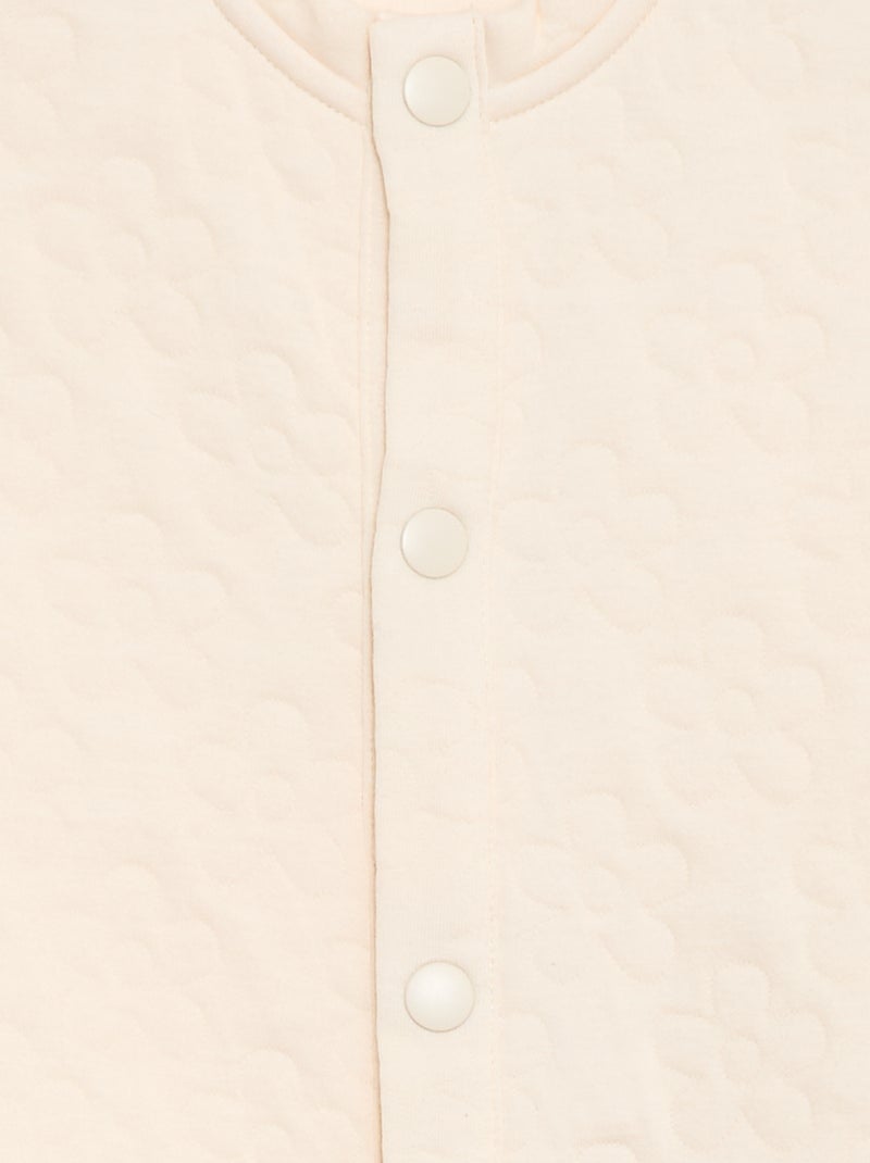 Sudadera lisa con efecto afelpado - Colección fácil de poner Beige - Kiabi