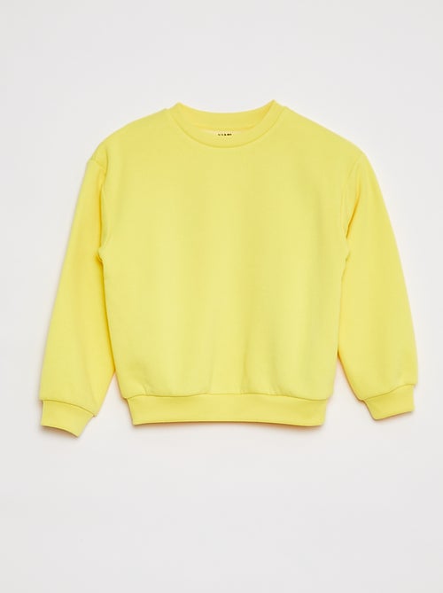 Sudadera lisa de chándal - Kiabi