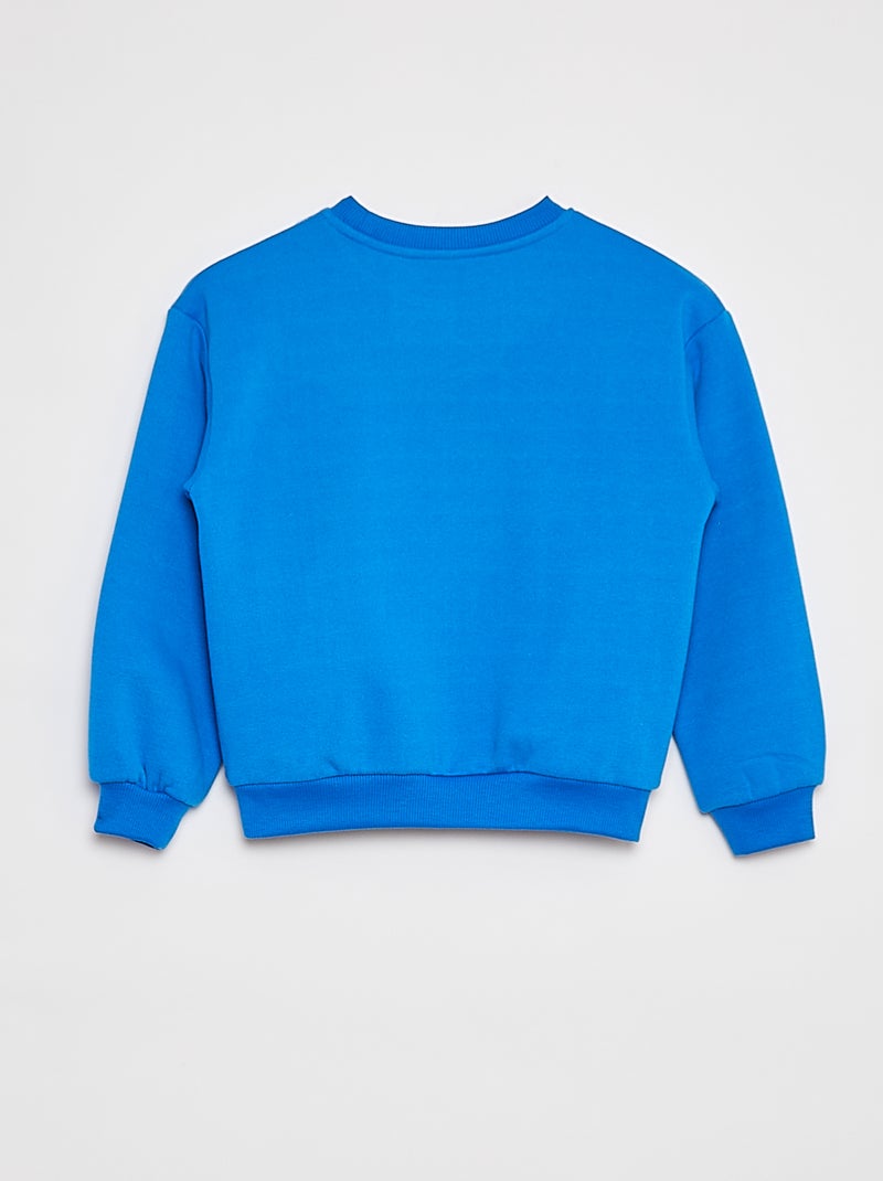 Sudadera lisa de chándal AZUL - Kiabi