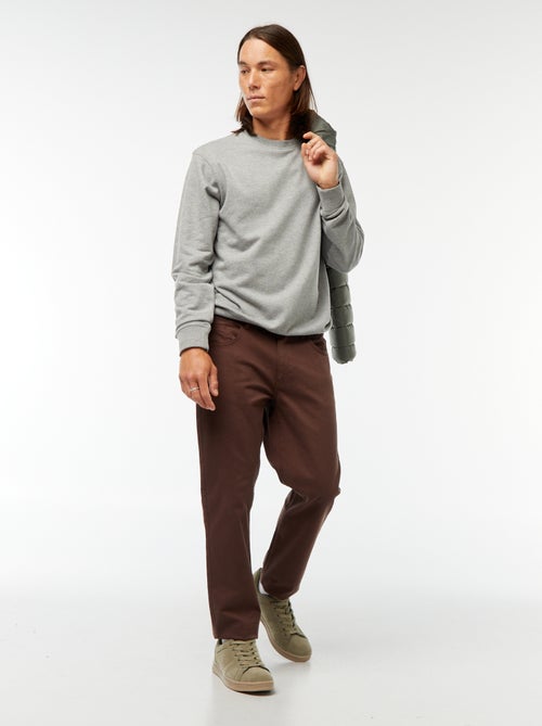 Sudadera lisa de chándal ligera - Kiabi