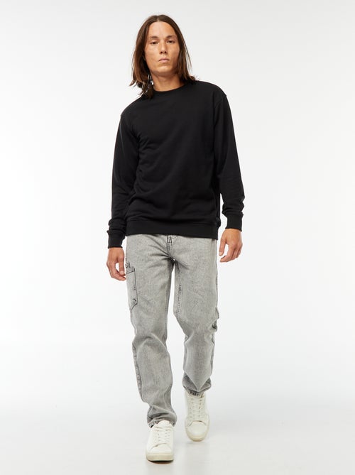 Sudadera lisa de chándal ligera - Kiabi