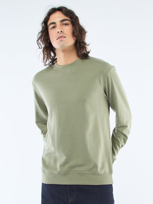 Sudadera lisa de chándal ligera - Kiabi