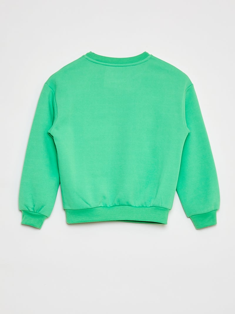 Sudadera lisa de chándal VERDE - Kiabi