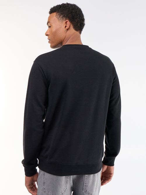 Sudadera lisa de felpa francesa - Kiabi