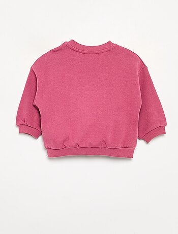 Sudadera lisa de felpa sin perchar para niño - Kiabi
