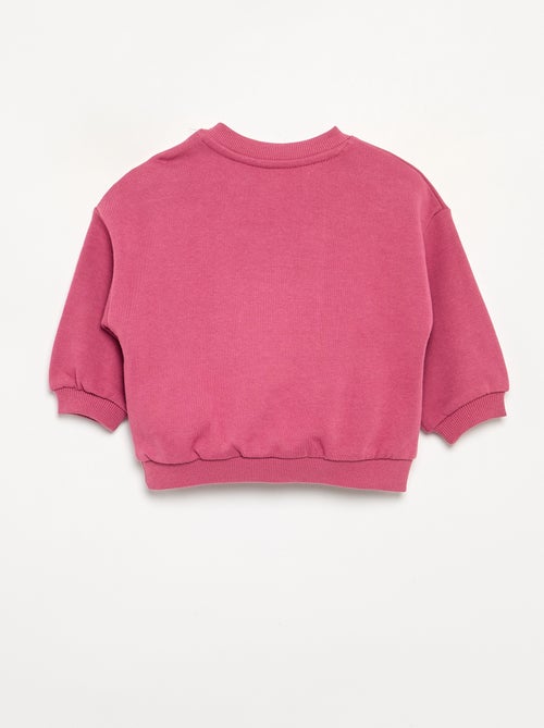 Sudadera lisa de felpa sin perchar para niño - Kiabi - Kiabi