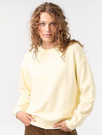Sudadera lisa de French Terry