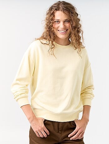 Sudadera lisa de French Terry