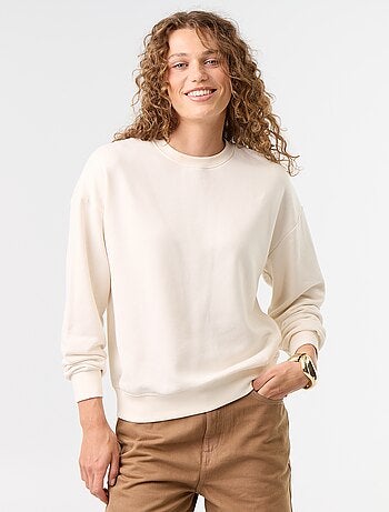 Sudadera lisa de French Terry