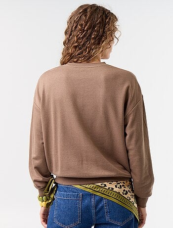Sudadera lisa de French Terry