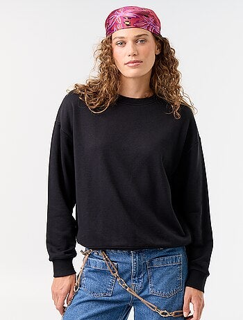 Sudadera lisa de French Terry