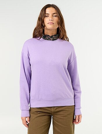 Sudadera lisa de French Terry