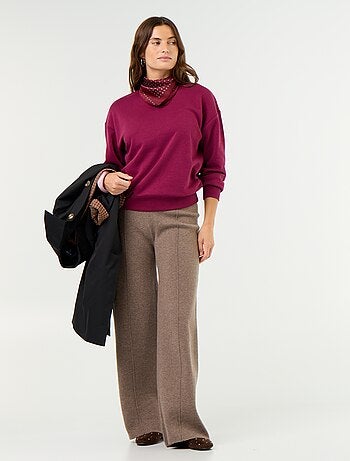 Sudadera lisa de French Terry
