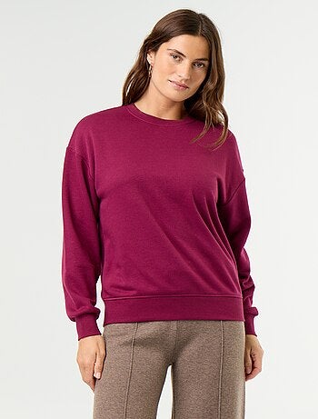Sudadera lisa de French Terry