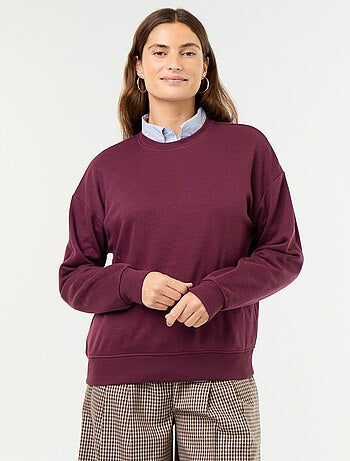 Sudadera lisa de French Terry