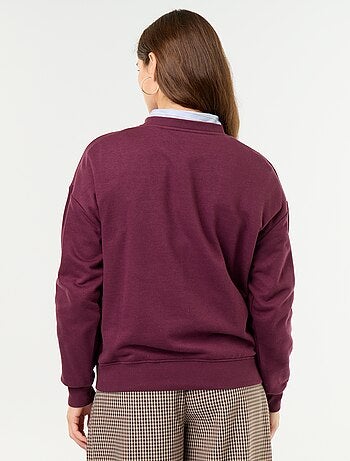 Sudadera lisa de French Terry