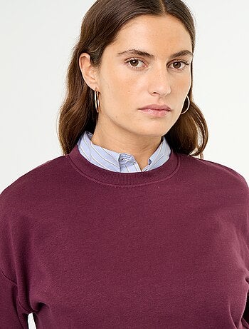 Sudadera lisa de French Terry