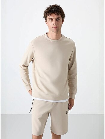 Sudadera lisa de hombre con cuello redondo tommy