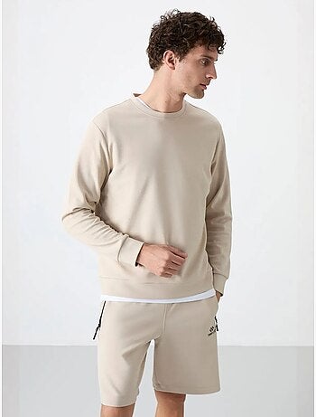 Sudadera lisa de hombre con cuello redondo tommy