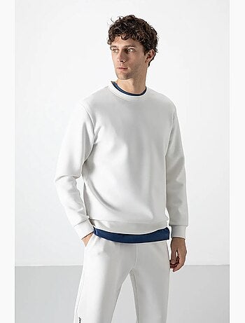 Sudadera lisa de hombre con cuello redondo tommy
