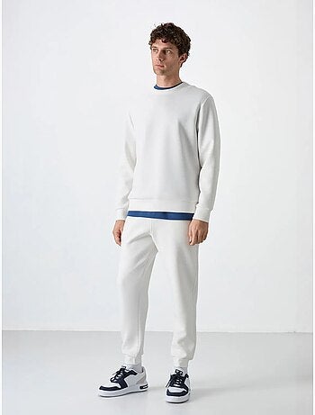 Sudadera lisa de hombre con cuello redondo tommy