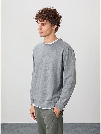 Sudadera lisa de hombre con cuello redondo tommy