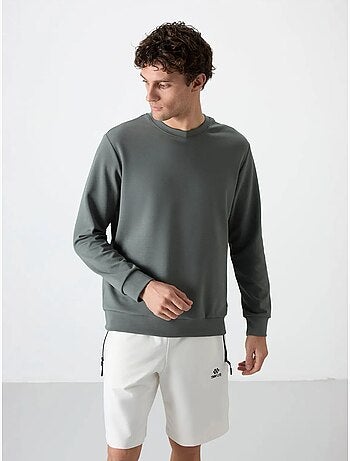 Sudadera lisa de hombre con cuello redondo tommy