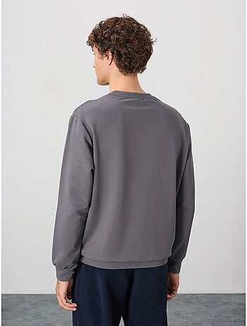 Sudadera lisa de hombre con cuello redondo tommy