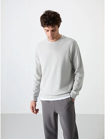 Sudadera lisa de hombre con cuello redondo tommy