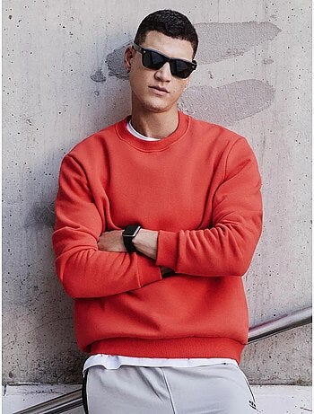 Sudadera lisa de hombre con cuello redondo tommy