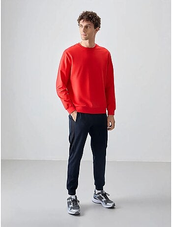 Sudadera lisa de hombre con cuello redondo tommy