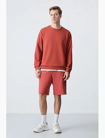 Sudadera lisa de hombre con cuello redondo tommy