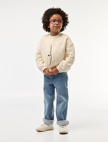 Sudadera lisa efecto afelpado - Fácil de Poner