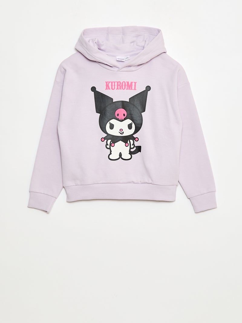 Sudadera lisa 'Hello Kitty' Purpura - Kiabi