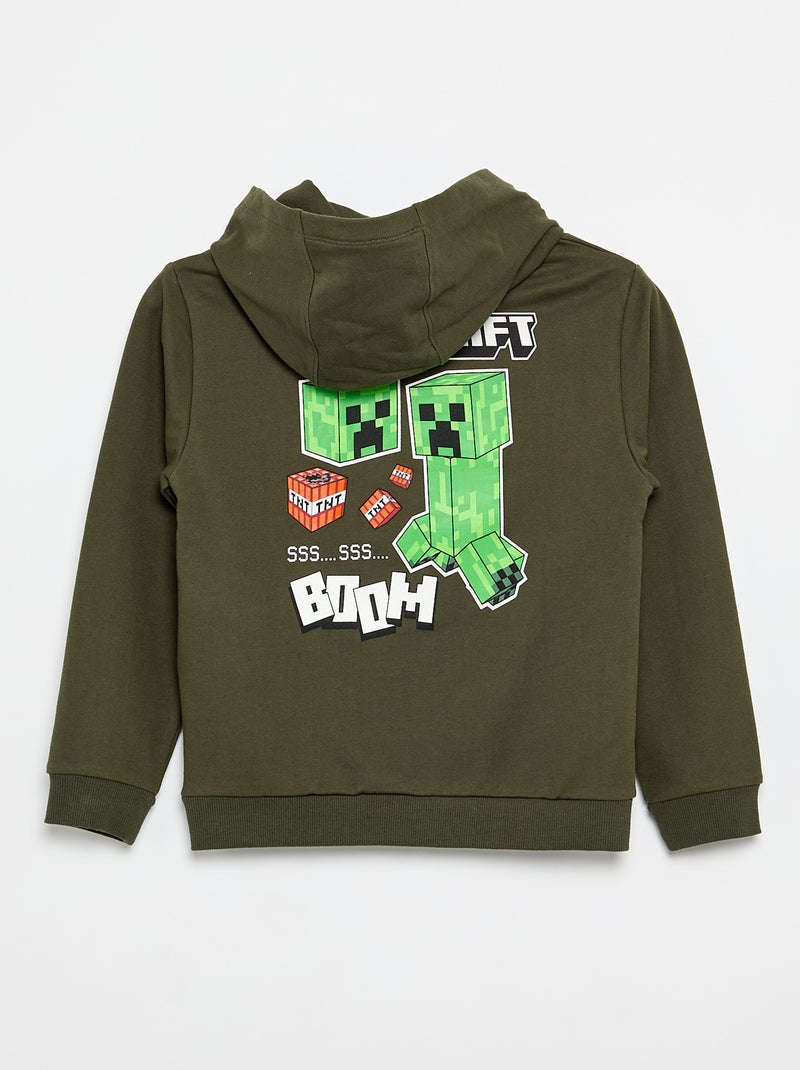 Sudadera lisa 'Minecraft' Verde - Kiabi