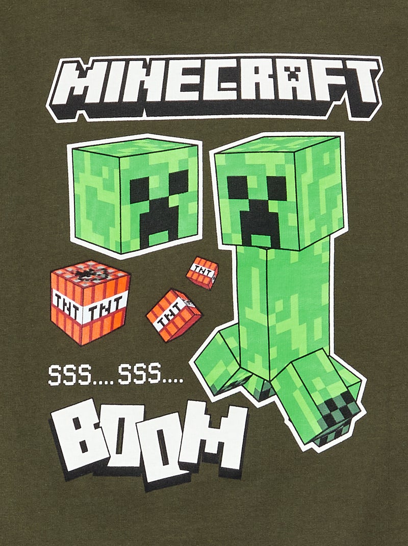 Sudadera lisa 'Minecraft' Verde - Kiabi