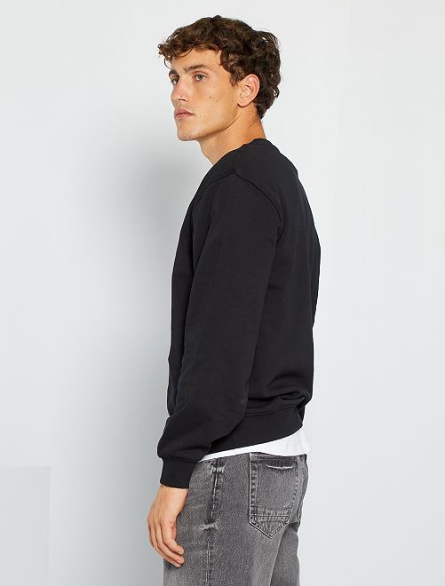 Sudadera lisa - negro - Kiabi - 8.00€