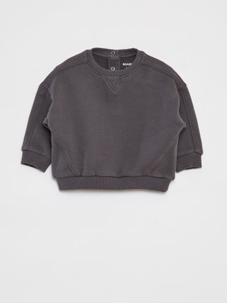 Sudadera lisa oversize