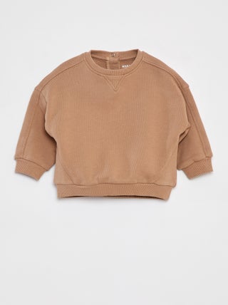 Sudadera lisa oversize