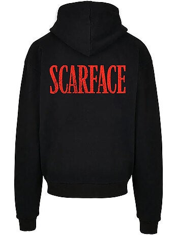 Sudadera little friend diseño scarface de ultrapesada para hombre - mister tee