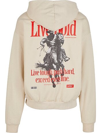 Sudadera live bold para hombre - mister tee