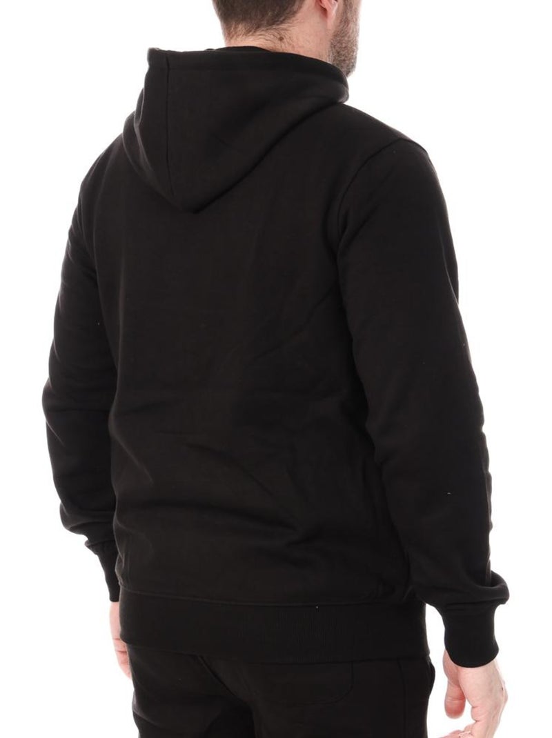 Sudadera Lotto con Cremallera para Hombre Negro - Kiabi