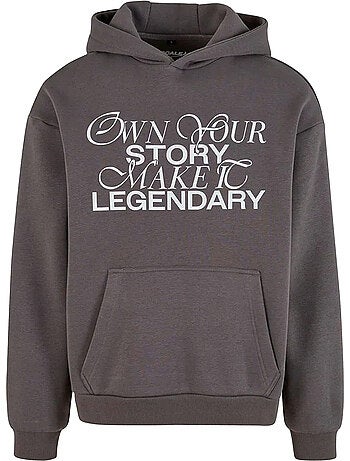 Sudadera make it legendary de suave para hombre - mister tee