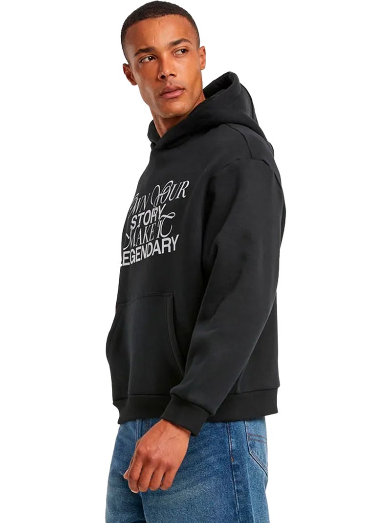 Sudadera make it legendary de suave para hombre - mister tee Negro - Kiabi