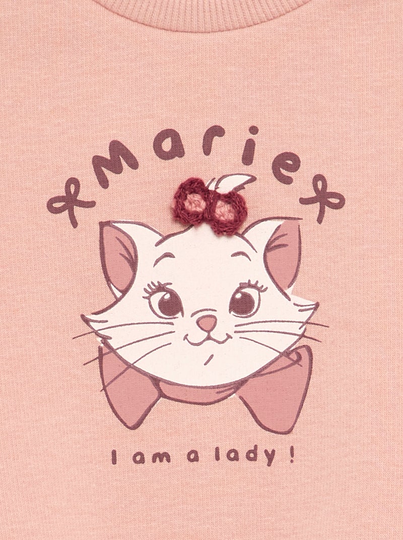 Sudadera 'Marie' 'Disney' con volantes en los hombros Rosa - Kiabi